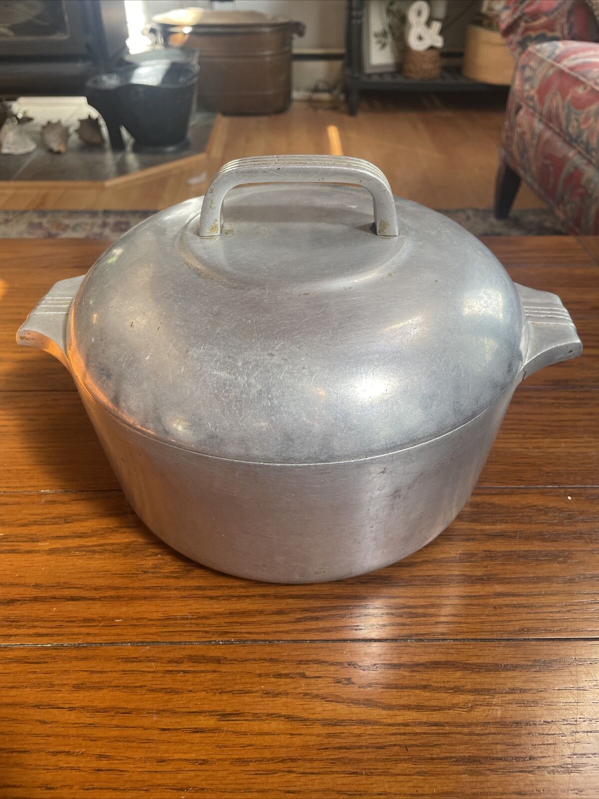 Vintage Wagner Ware Sidney O Magnalite 4248 M Dutch Oven Roaster With Lid Pot 5Q