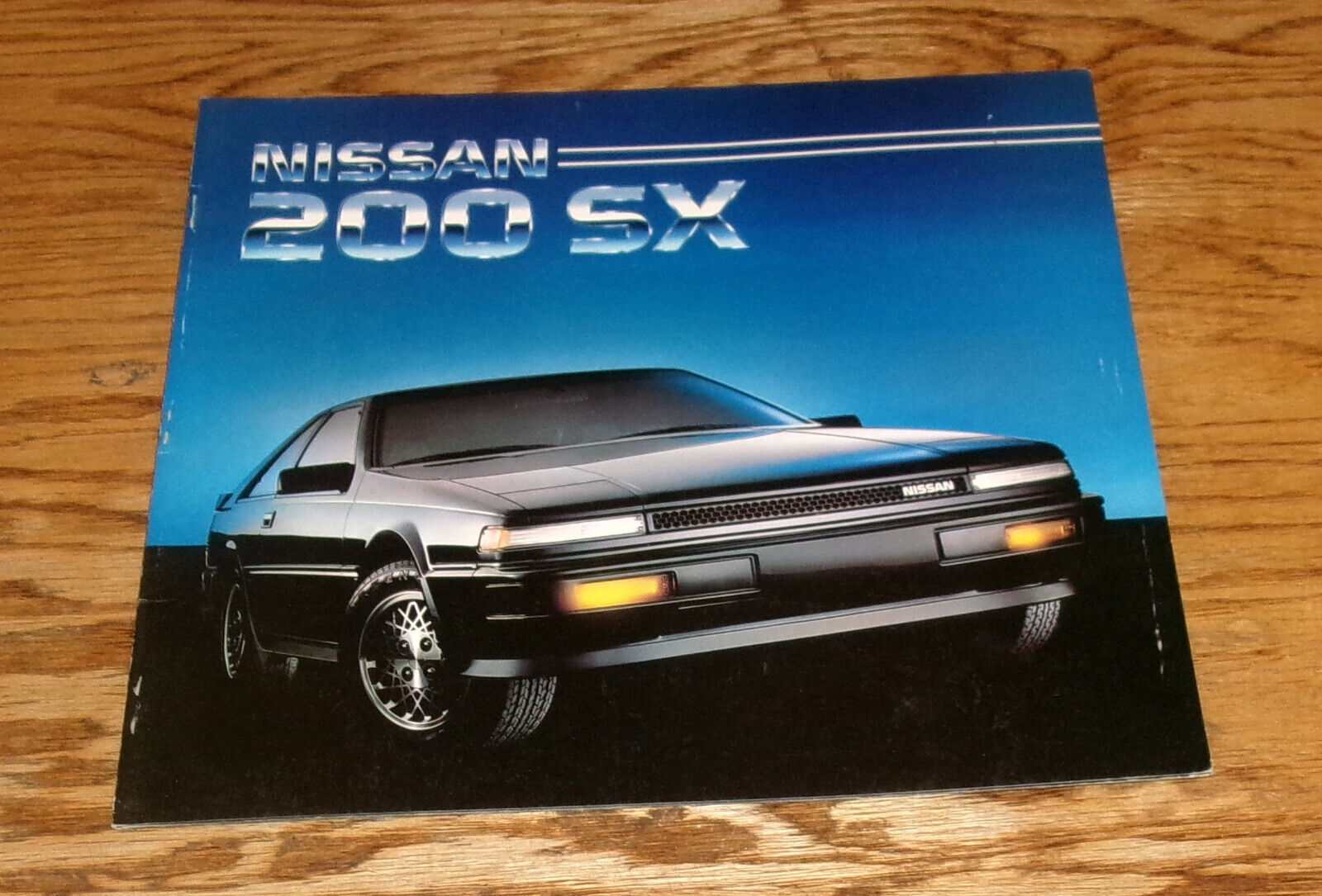 Original 1985 Nissan 200SX Deluxe Sales Brochure 85 XE Turbo