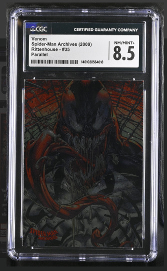 2009 Venom 35 Spider-Man Archives (Rittenhouse) Foil Parallel, CGC Graded 8.5 Nm