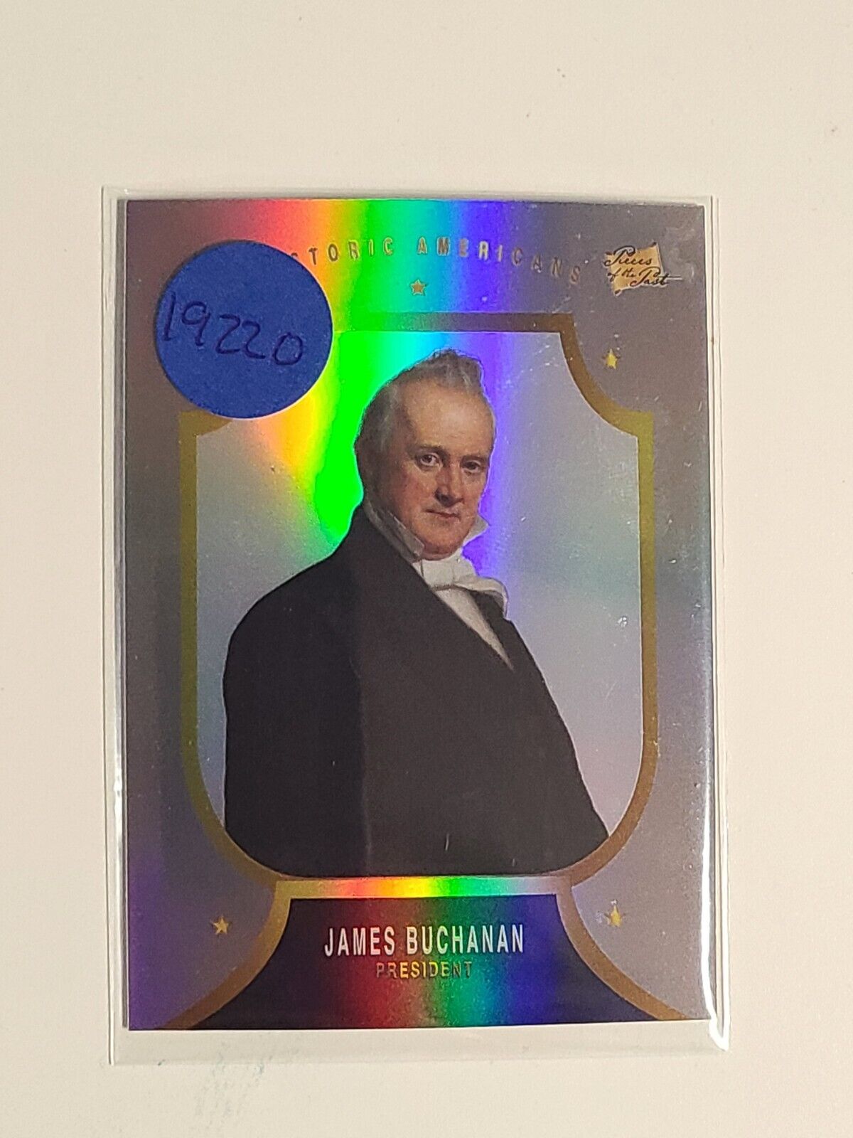 James Buchanan 2023 Pieces of the Past Premium Edition Historical Figure Card 15
