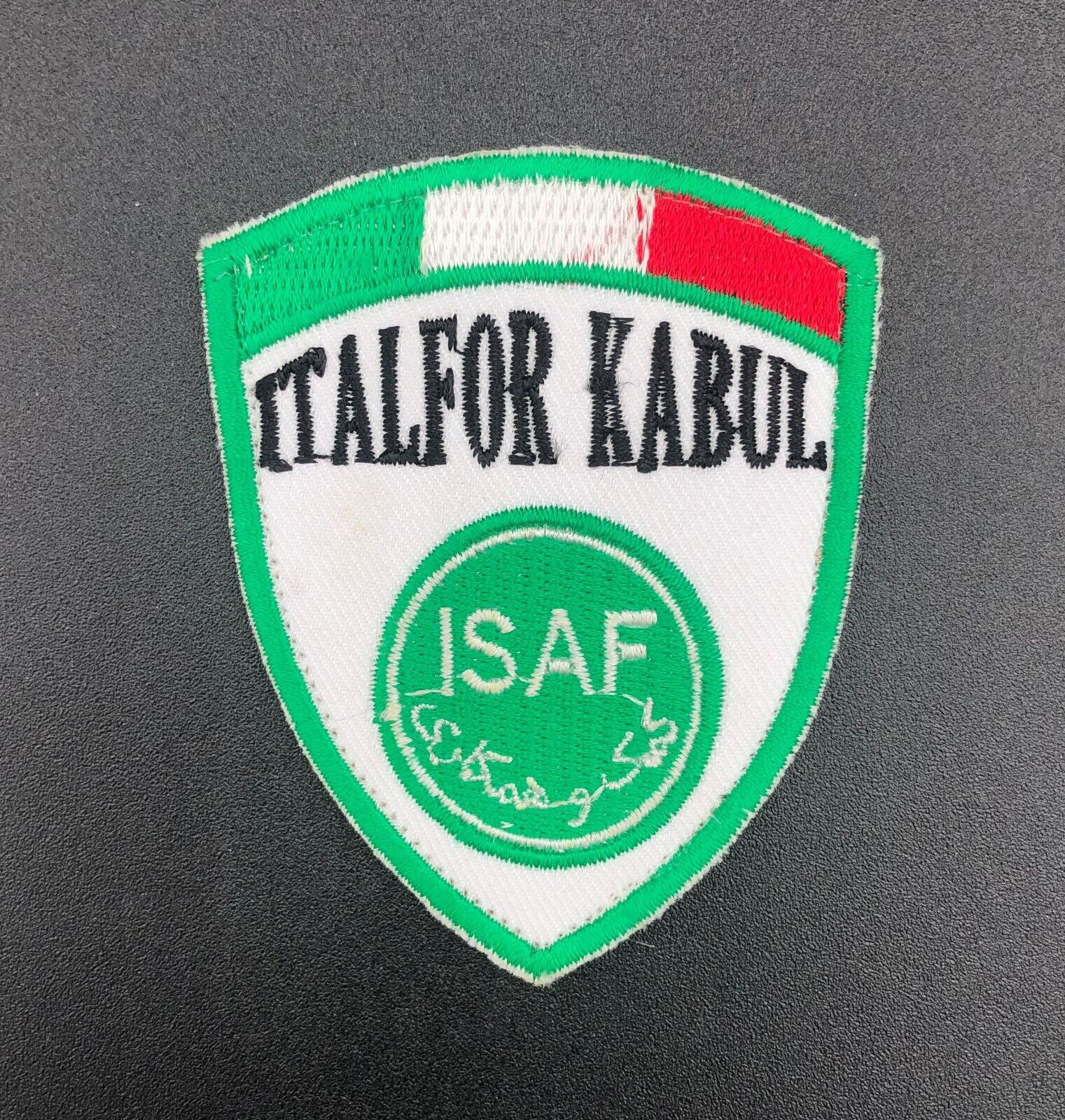 Italian Military ITALFOR Kabul Afghanistan ISAF Theatre Made Patch OIF OEF