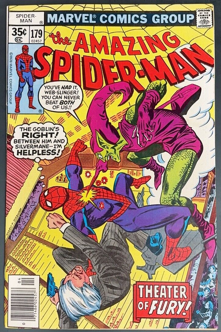 Amazing Spider-Man #179 (1978) Classic Goblin Cover  (NM)