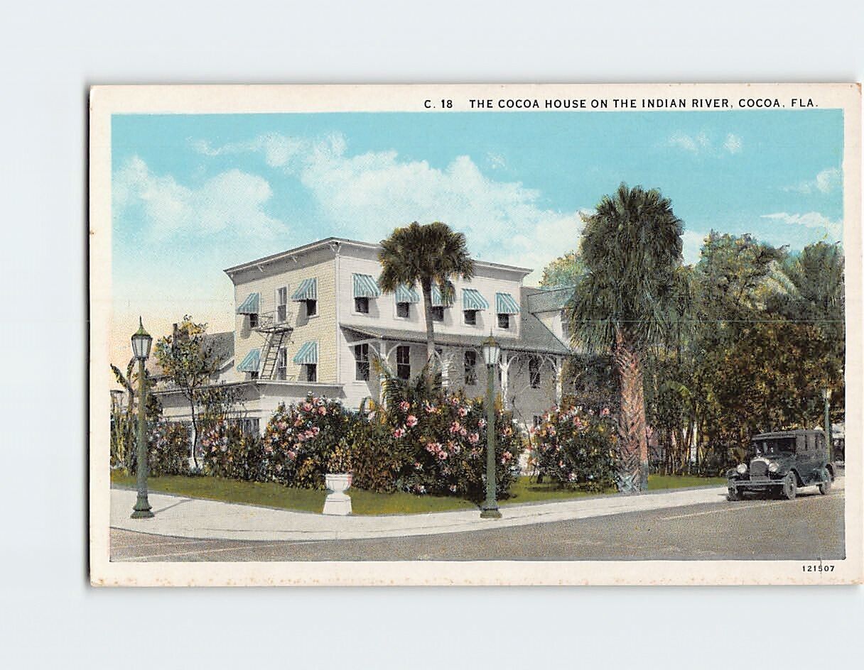 Postcard The Cocoa House On The Indian River, Cocoa, Florida