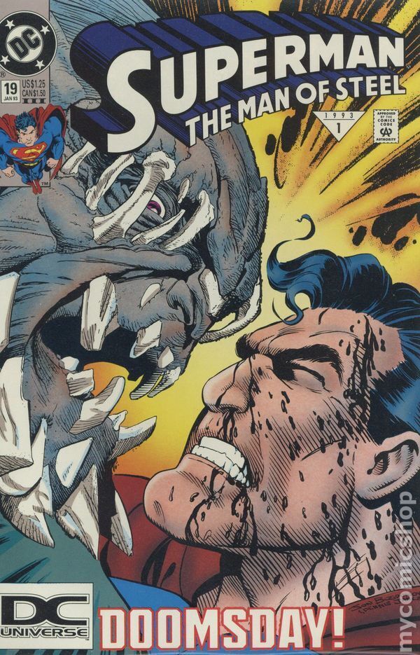 Superman The Man of Steel 19REP.3RD FN 6.0 1993