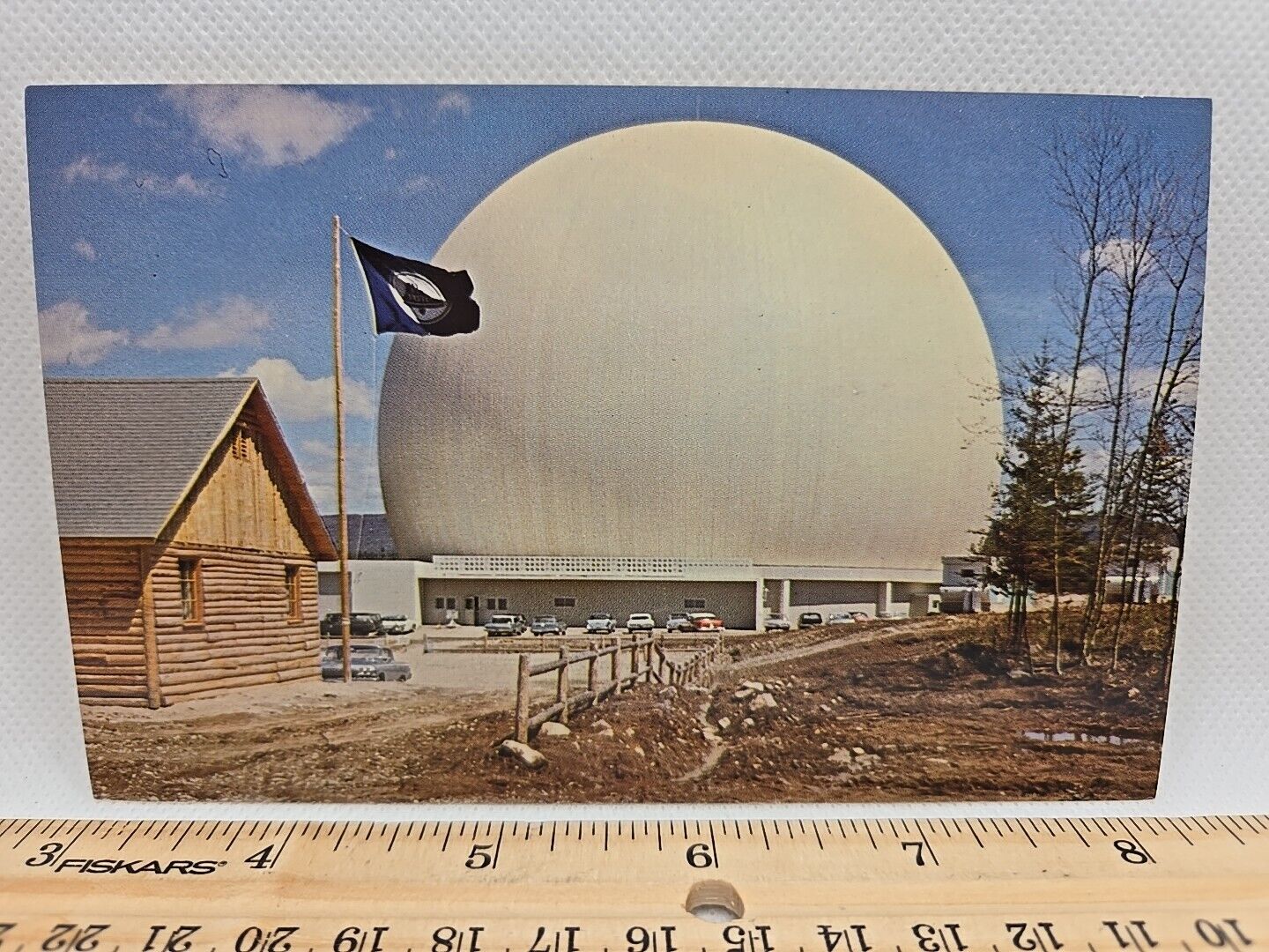 Vintage Postcard Andover Maine Earth Station Bell System Satellites Radome