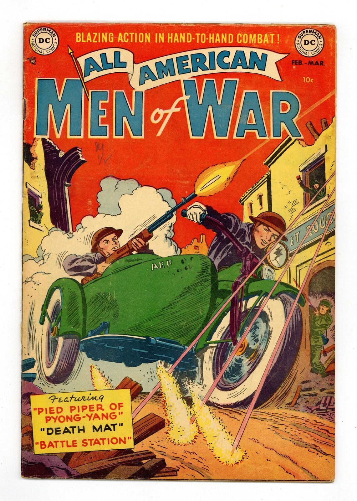 All American Men of War #3 VG- 3.5 1953