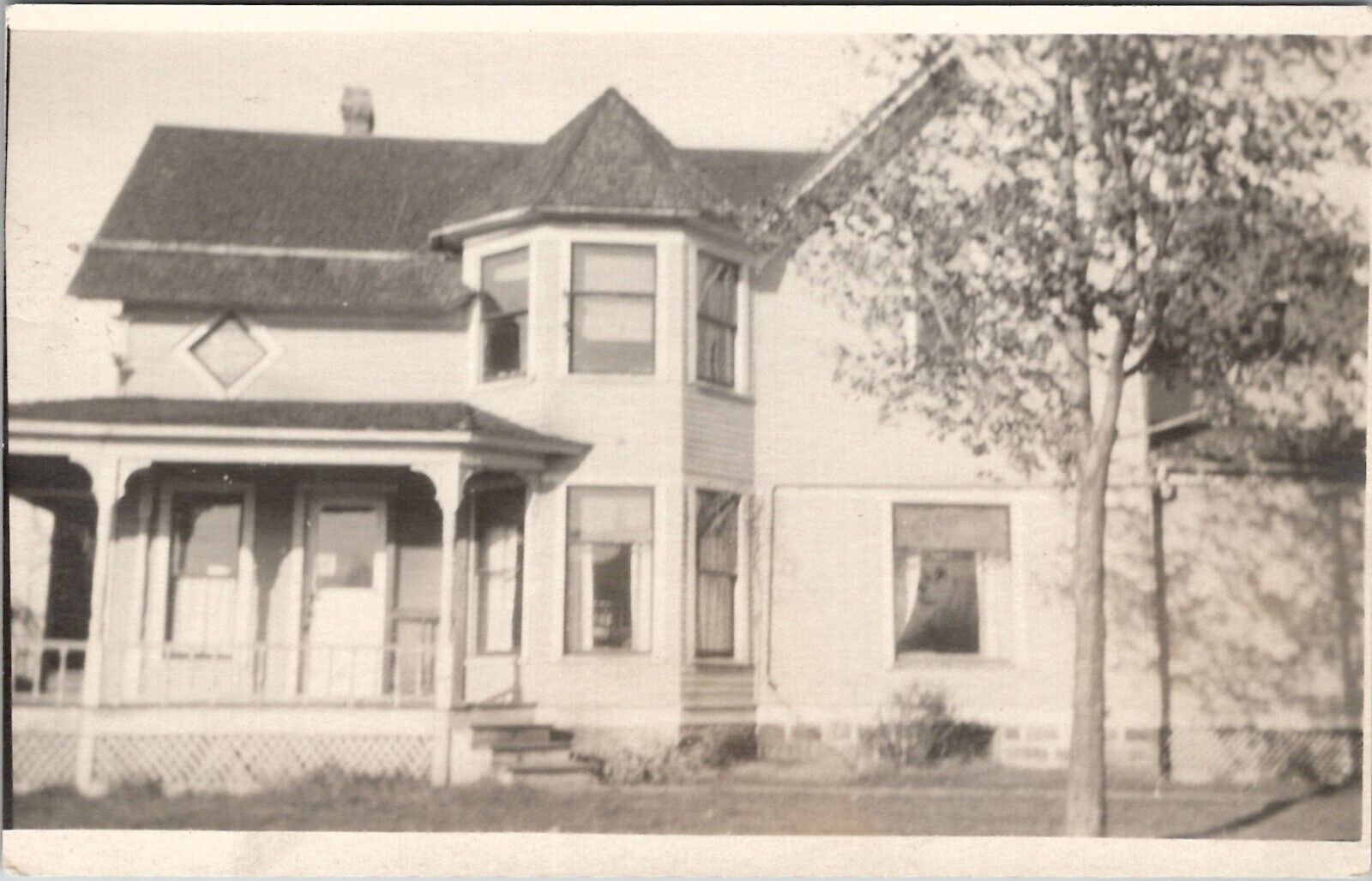 RPPC 1900s House Photo Postcard G26