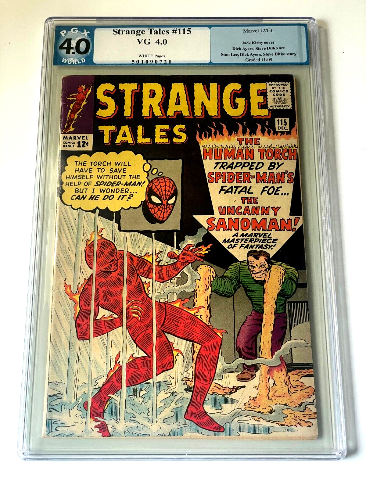 Strange Tales #115 1963 Marvel Comic Book Silver Dr Strange Jack Kirby 4.0 PGX