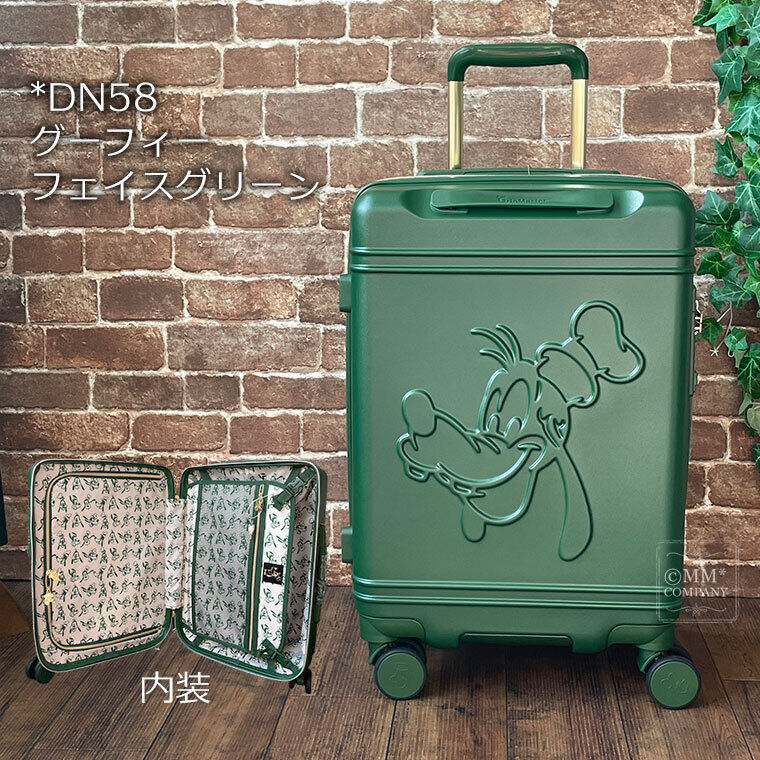 Hapitas DISNEY Goofy Suitcase Travel 30L 3.2KG Color Green Import Japan