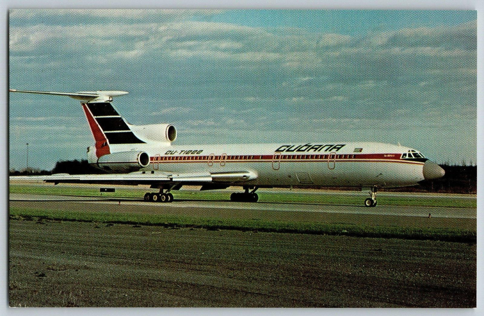 Montreal, Canada - Cubana Tupolev TU-154B-2 - Airplane - Vintage Postcard