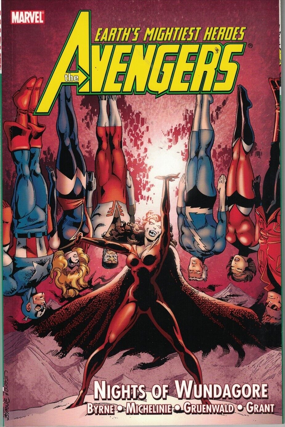 AVENGERS NIGHTS OF WUNDAGORE TP TPB Scarlet Witch Byrne #181-187 2009 OOP NEW NM