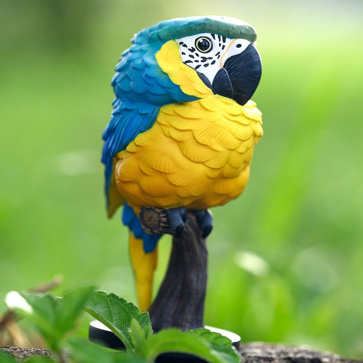 【In-Stock】Animal Heavenly Body Blue-and-yellow Macaw Ara ararauna Parrot Statue