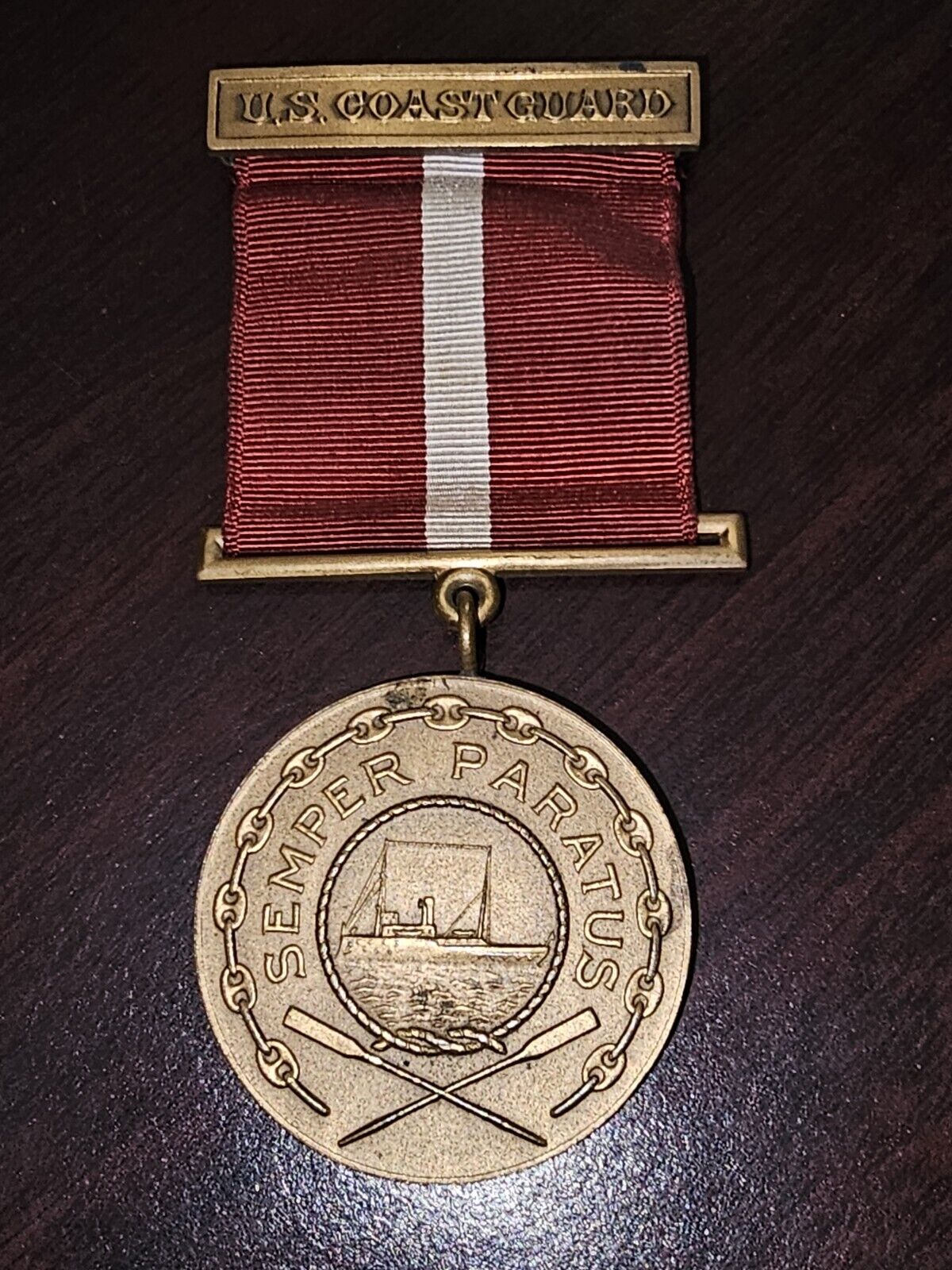 WWII Mint Condition USCG US Coast Guard GCM Good Conduct Medal L@@K