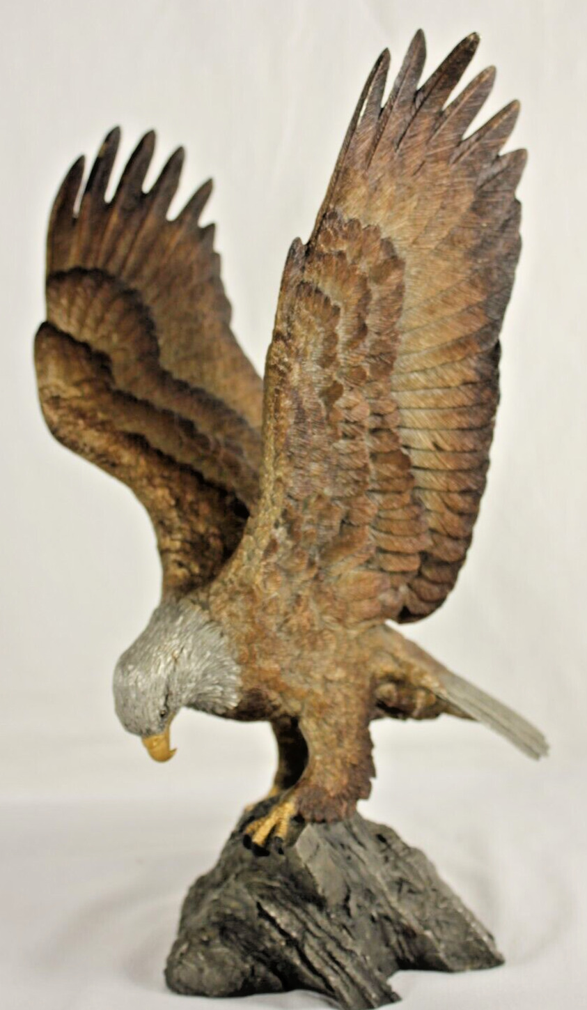 1992 Limited Edition Chilmark Mountain Majesty By Jerry Klein Fine Pewter Eagle