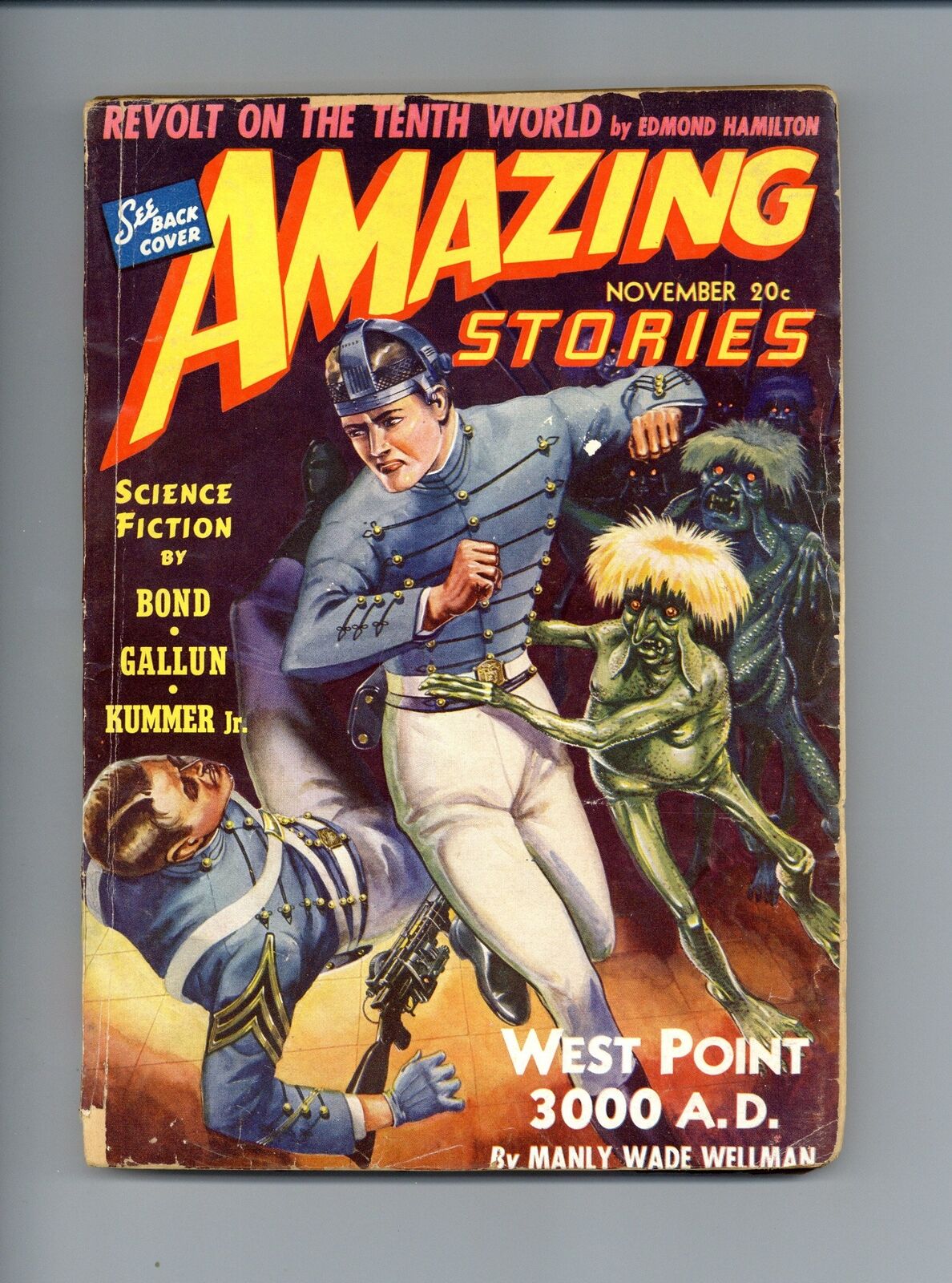 Amazing Stories Pulp Nov 1940 Vol. 14 #11 VG