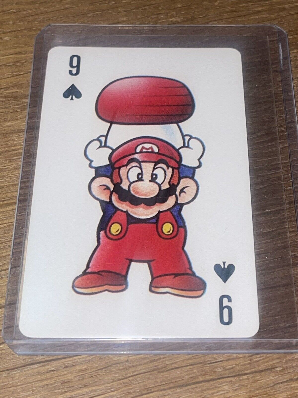 OFFICIAL LICENSED VINTAGE 1989 NINTENDO CARD GAME SUPER MARIO PLAYING CARD RARE