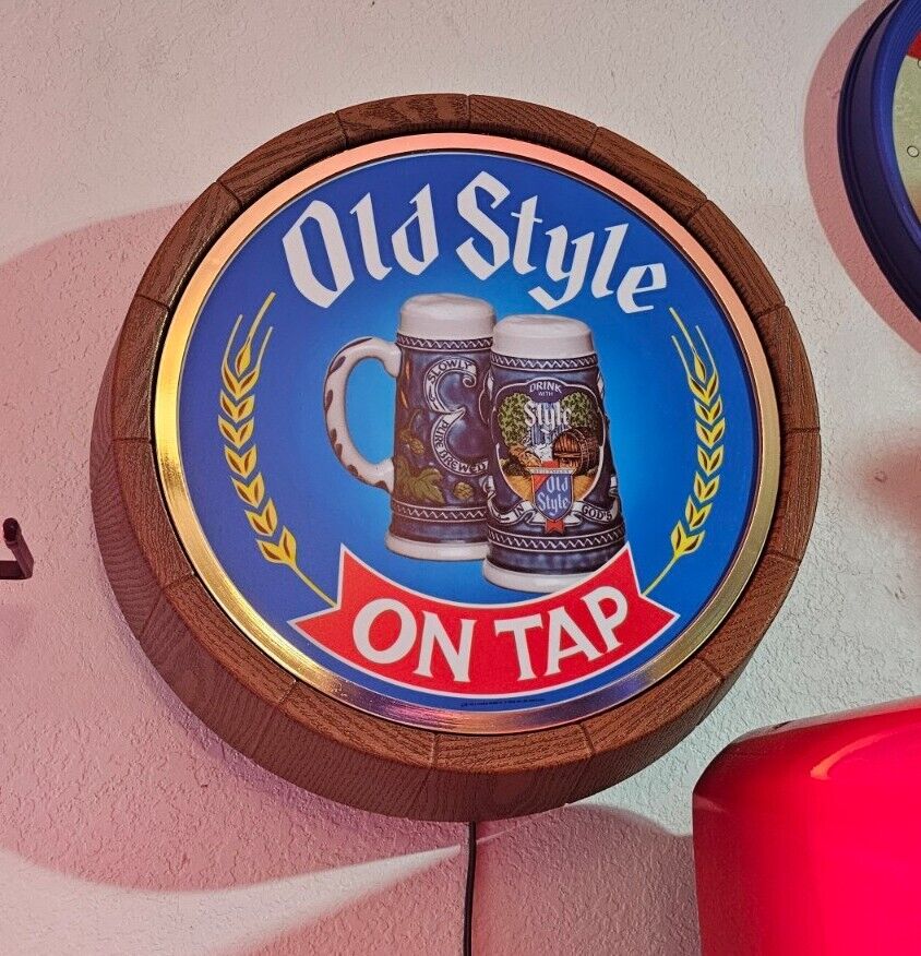 heilemans old style beer sign