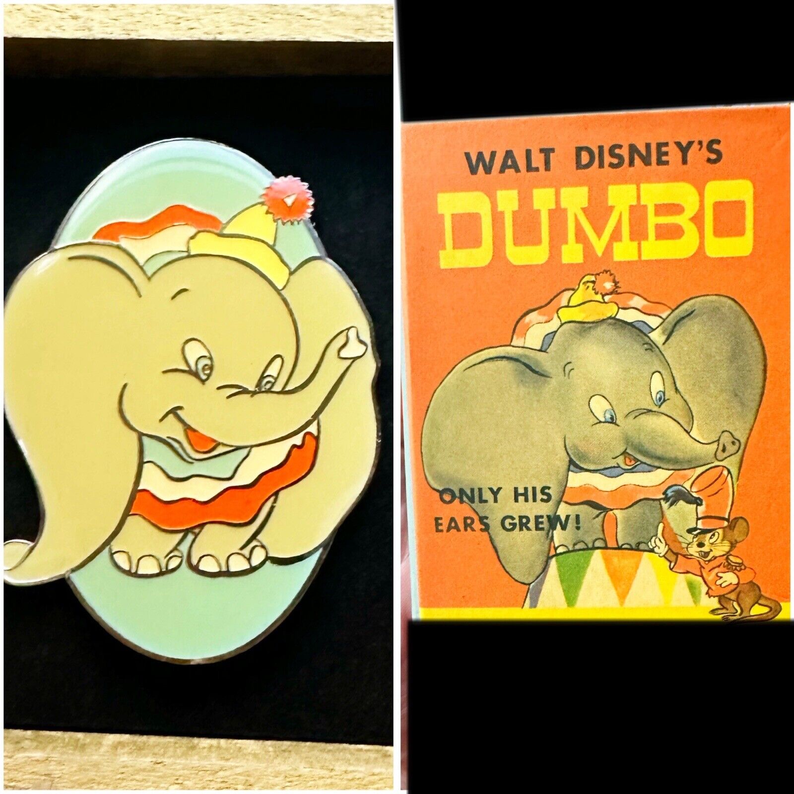 D23 JUMBO Disney Pin Dumbo Elephant Little Big Book Storybook Classic LE1500