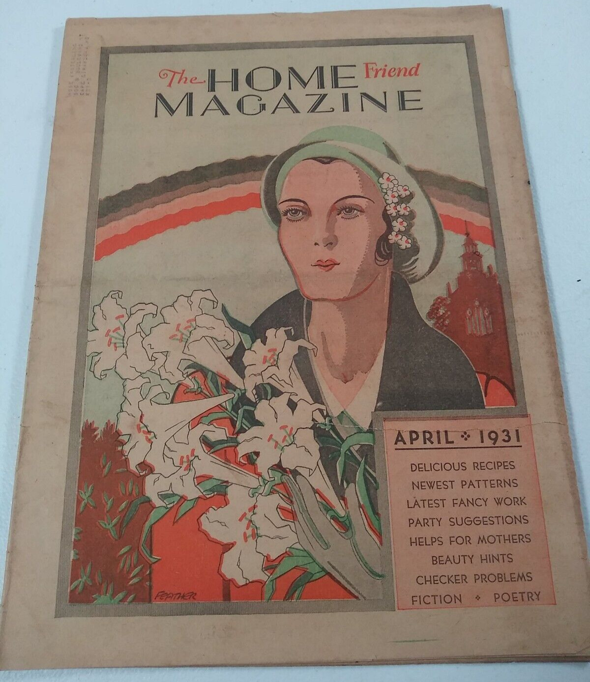 The Home Friend Magazine April 1931 Vintage Advertisement Ads Paper Print Ad