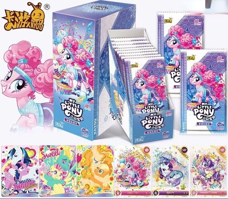 Kayou My Little Pony-5 Collectible Trading Cards Official Box Fast deliver New