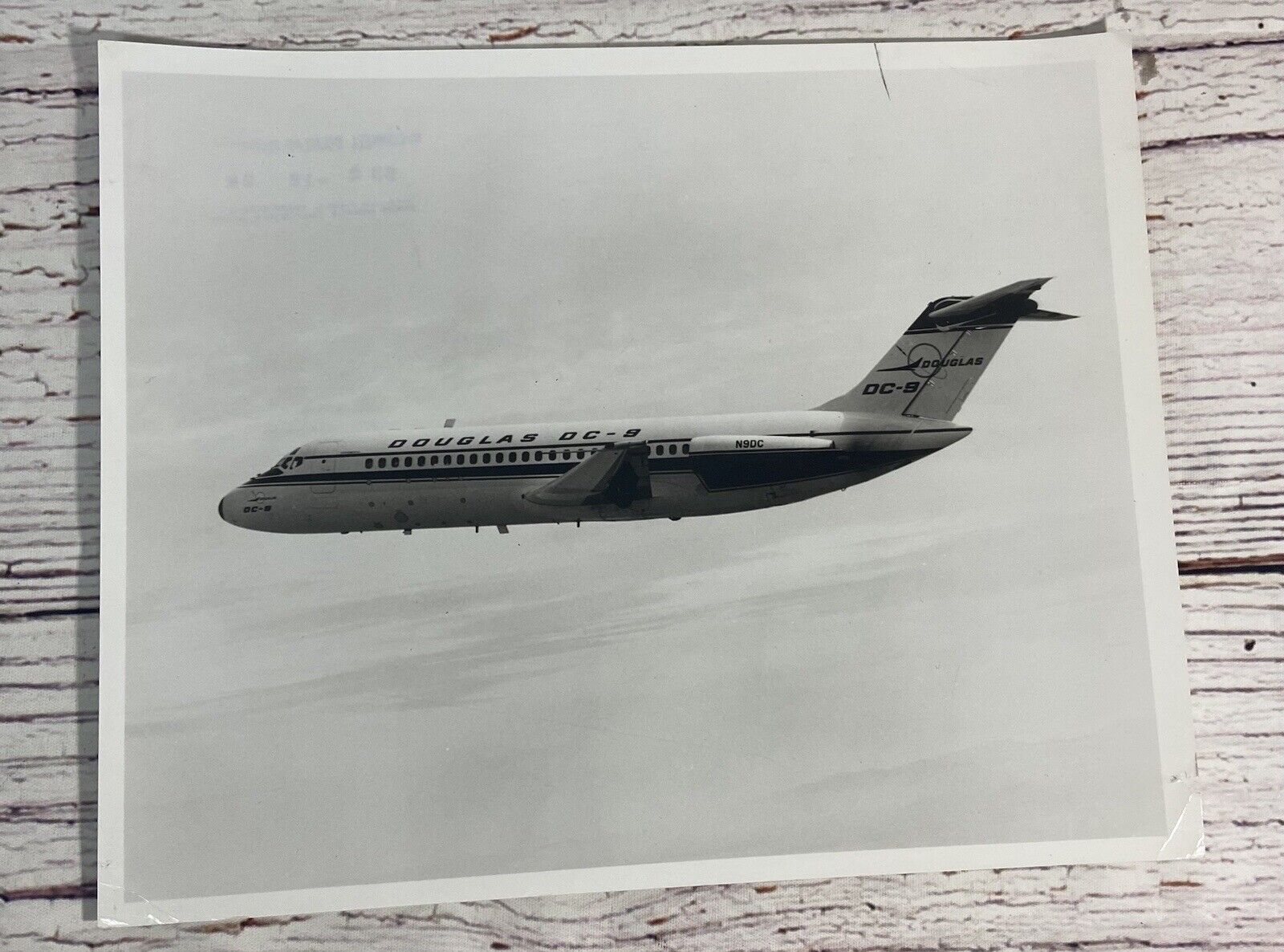 McDonnell Douglas’s DC-9 Series 10 B&W 8” x 10” Photograph