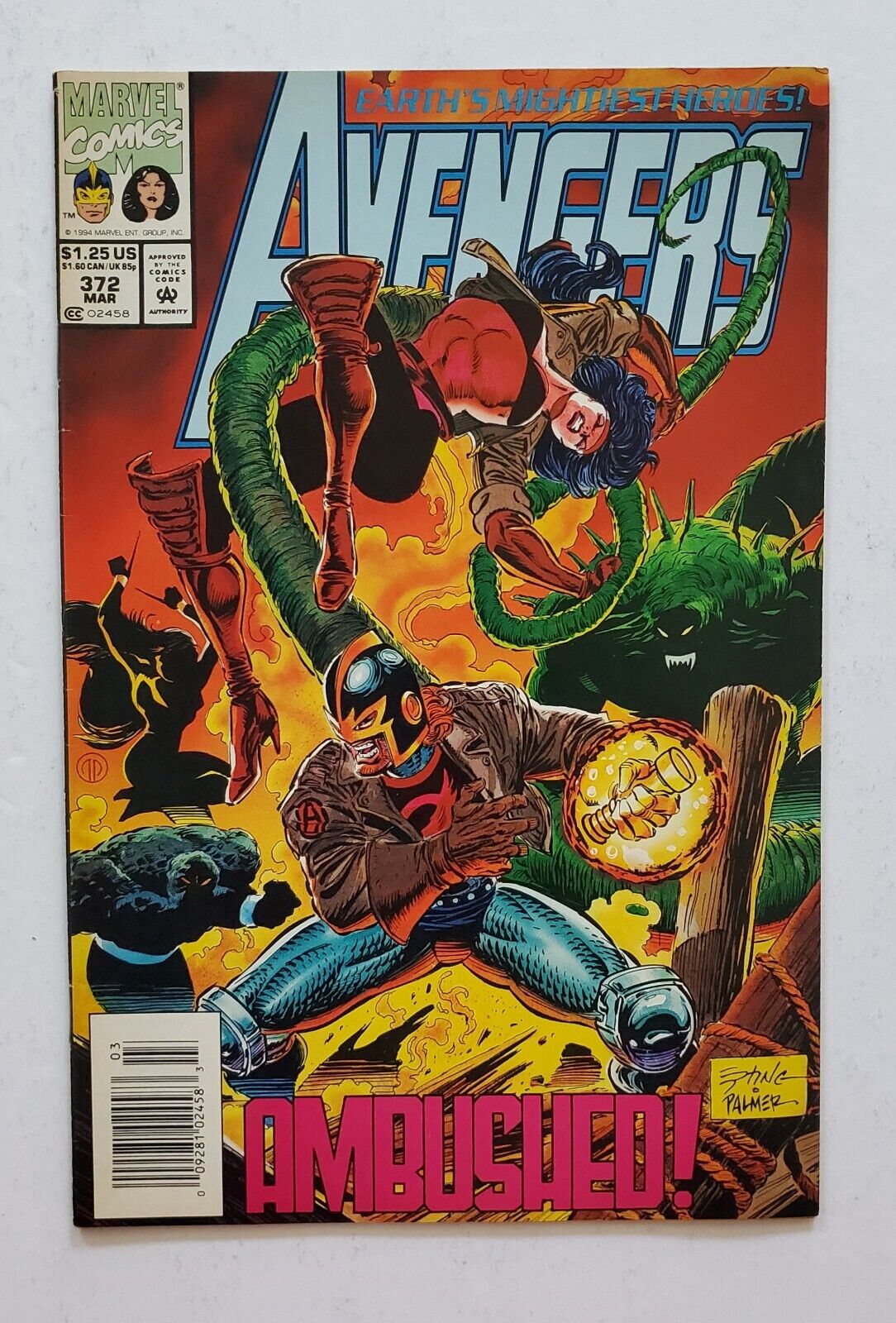 The Avengers #372 1994 marvel Comic Book 