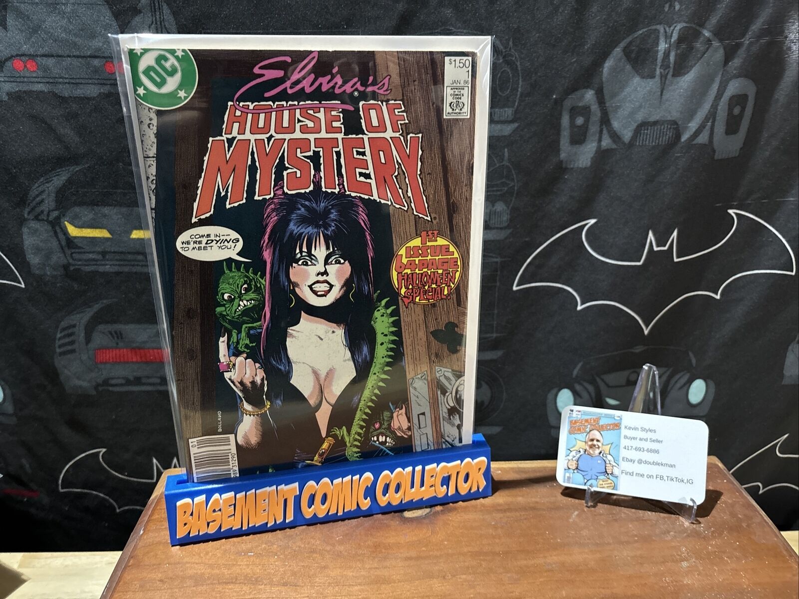ELVIRA'S HOUSE of MYSTERY #1 1986 1st appearance of Elvira in comics Gemini Ship