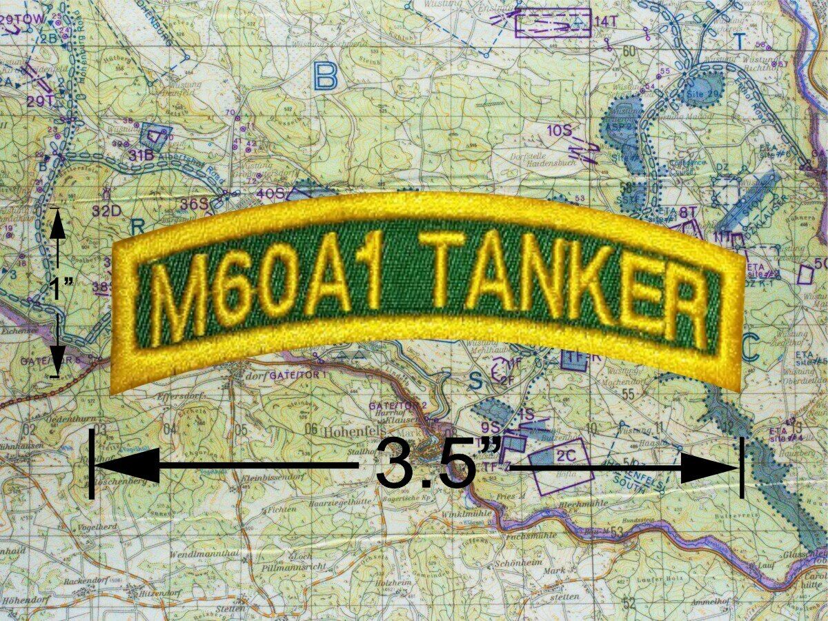 M60 A1 Tanker Tab Green Gold Q17