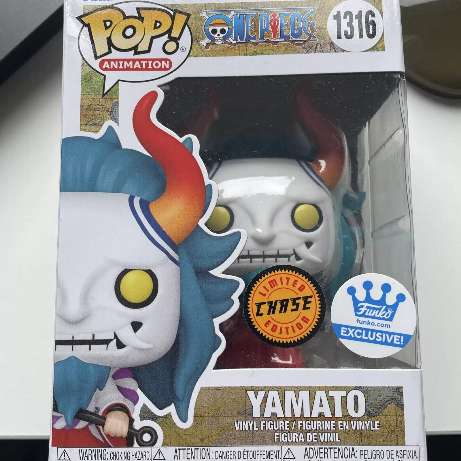 Funko POP One Piece 1316# Yamato With Mask Chase Exclusive Vinyl Action Figures