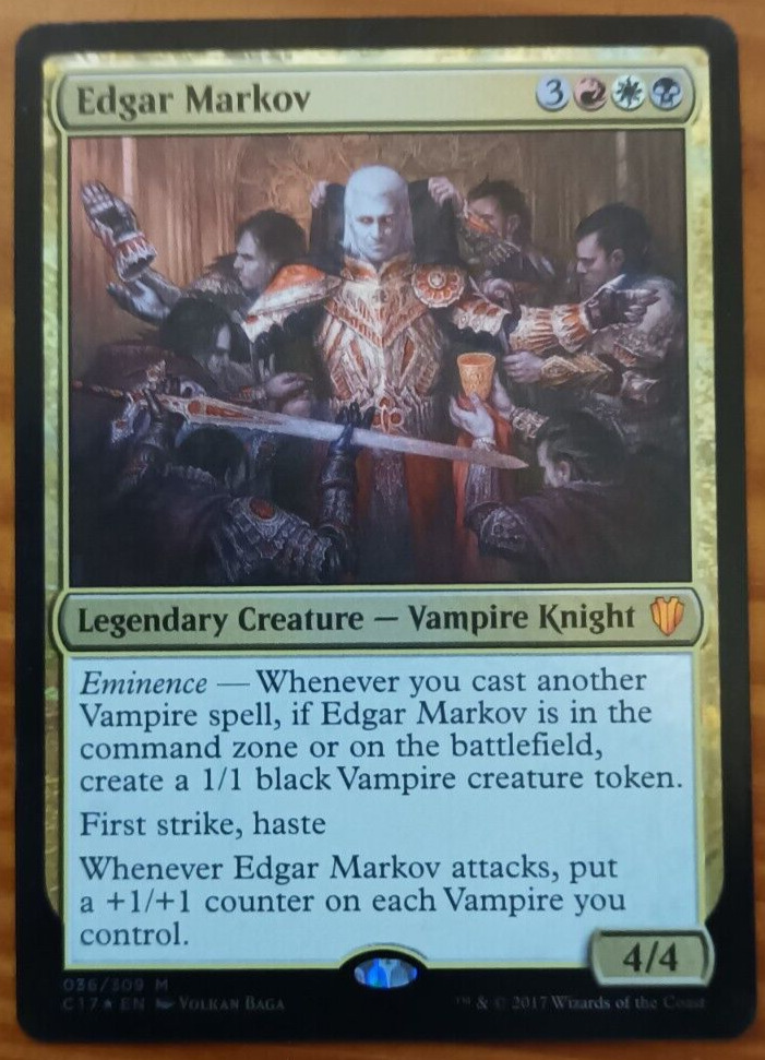 MTG Edgar Markov Commander 2017 036/309 Foil Mythic Regular Magic Card