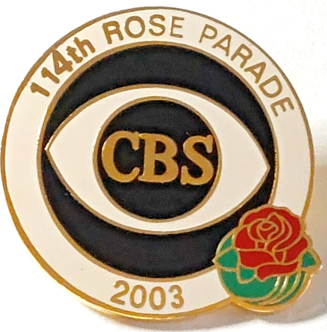 Rose Parade 2003 CBS 114th Rose Parade Lapel Pin (072923)