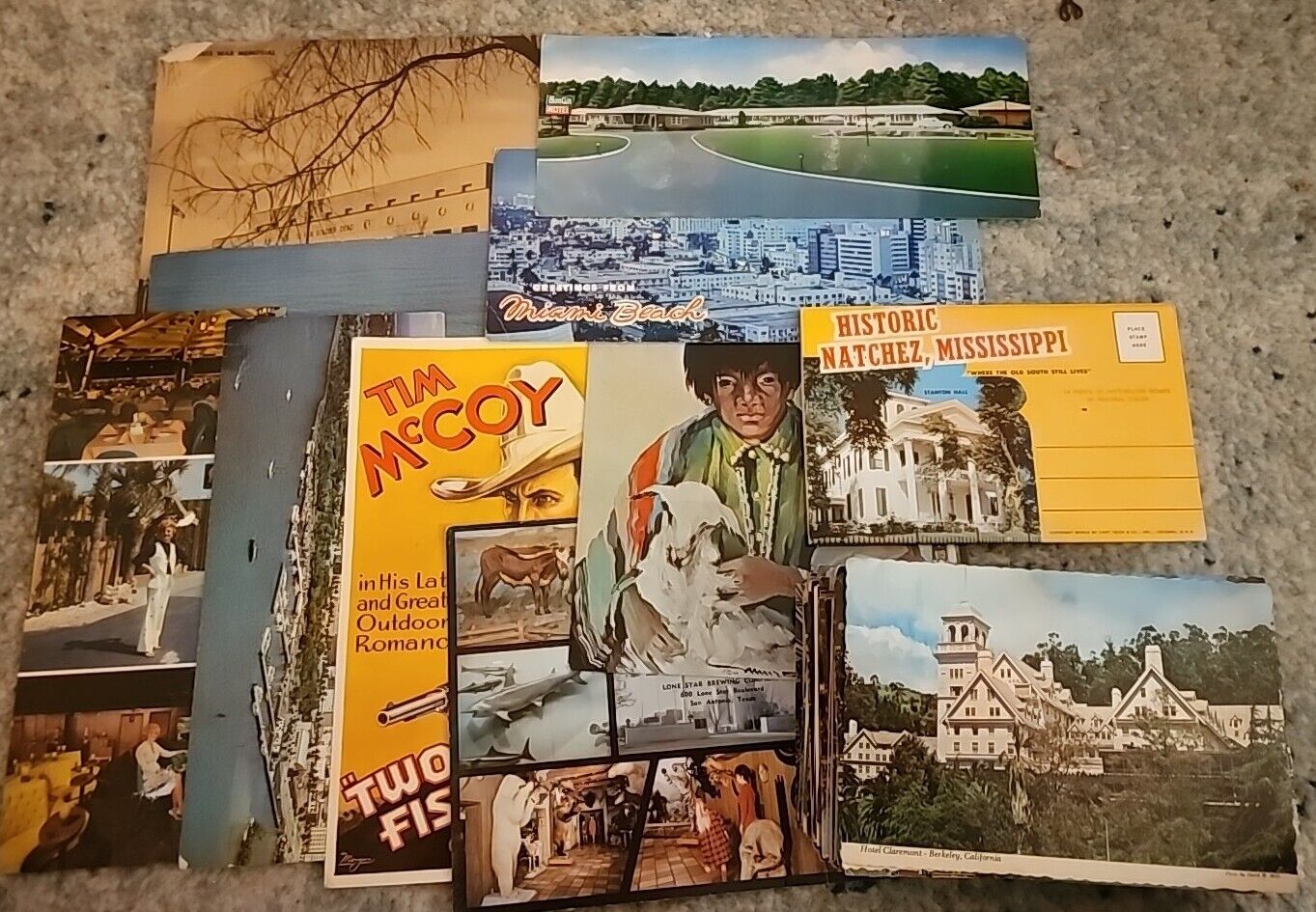 Antique Postcard Lot of 90+ Undivided Back To Linen. Used/ unused. 1900s-1970s