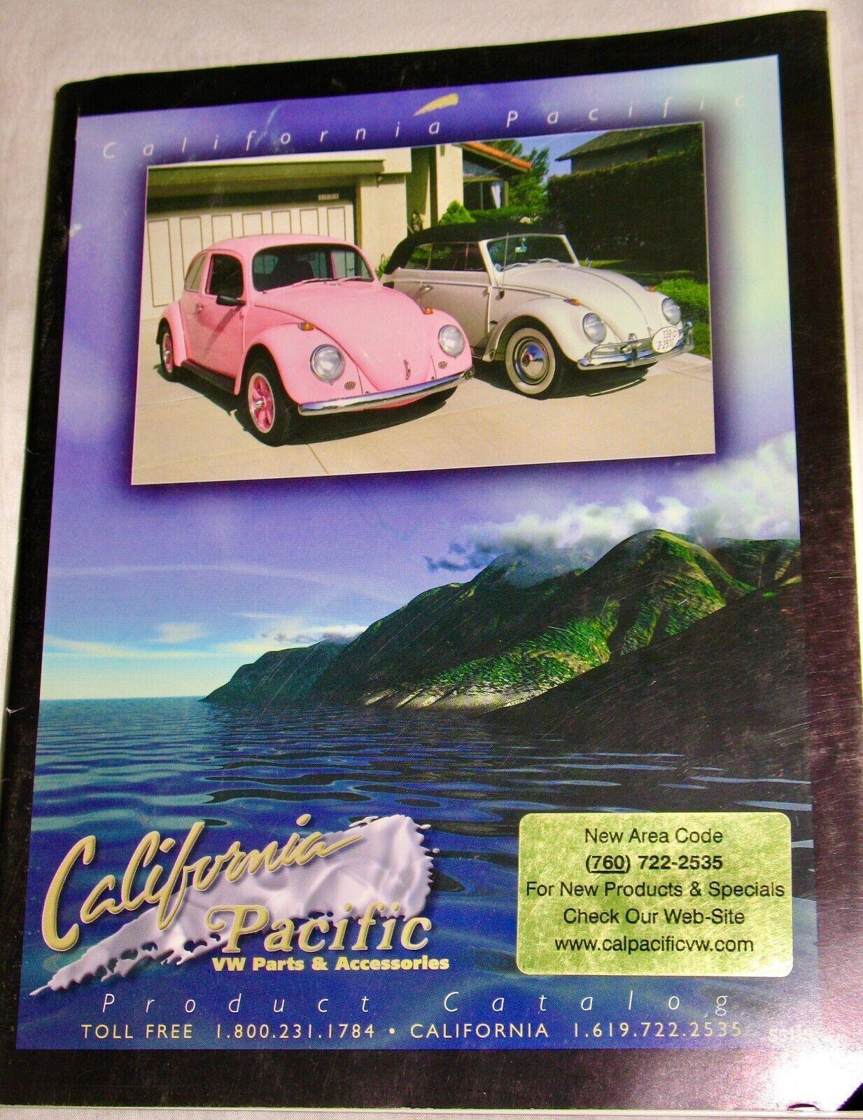 Vintage CALIFORNIA PACIFIC VW PARTS & ACCESSORIES CATALOG  & Price Guide - 1996