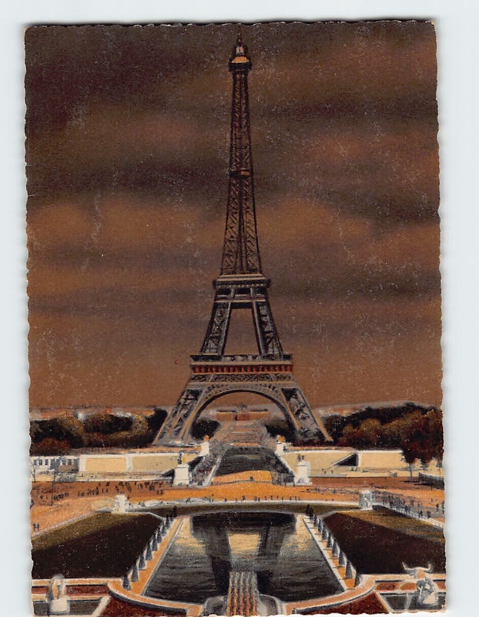 Postcard La Tour Eiffel, Paris, France