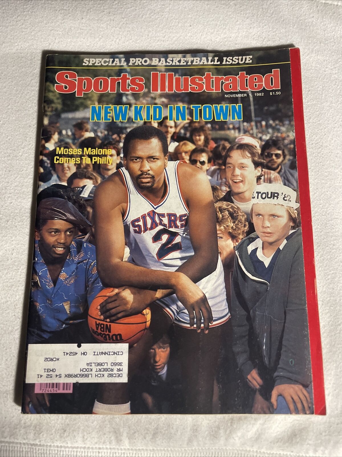 1982 November 1  Sports Illustrated Magazine, New kid in town  (CP246)