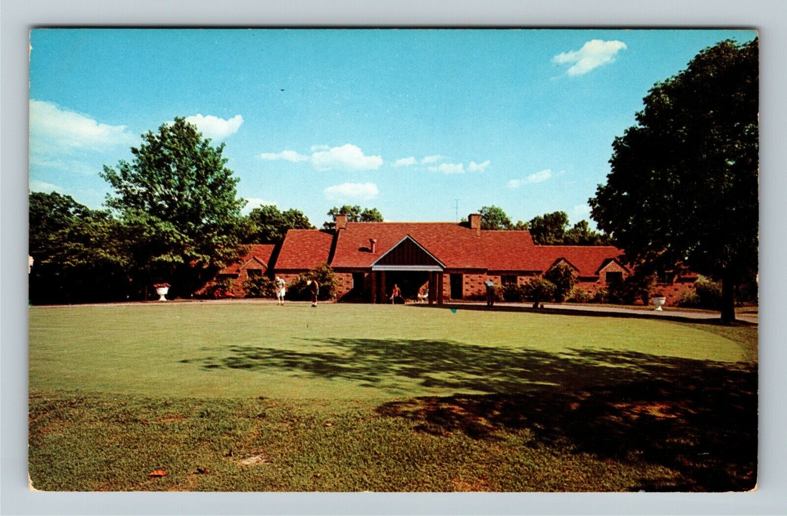 Hamilton OH-Ohio, Club House, Municipal Golf Course, Vintage Postcard