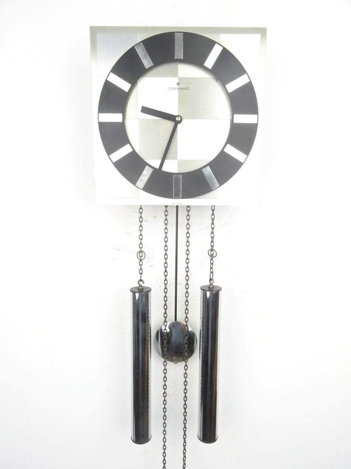 German Junghans Vintage Design SPACE AGE Mid Century 8 day Retro Wall Clock