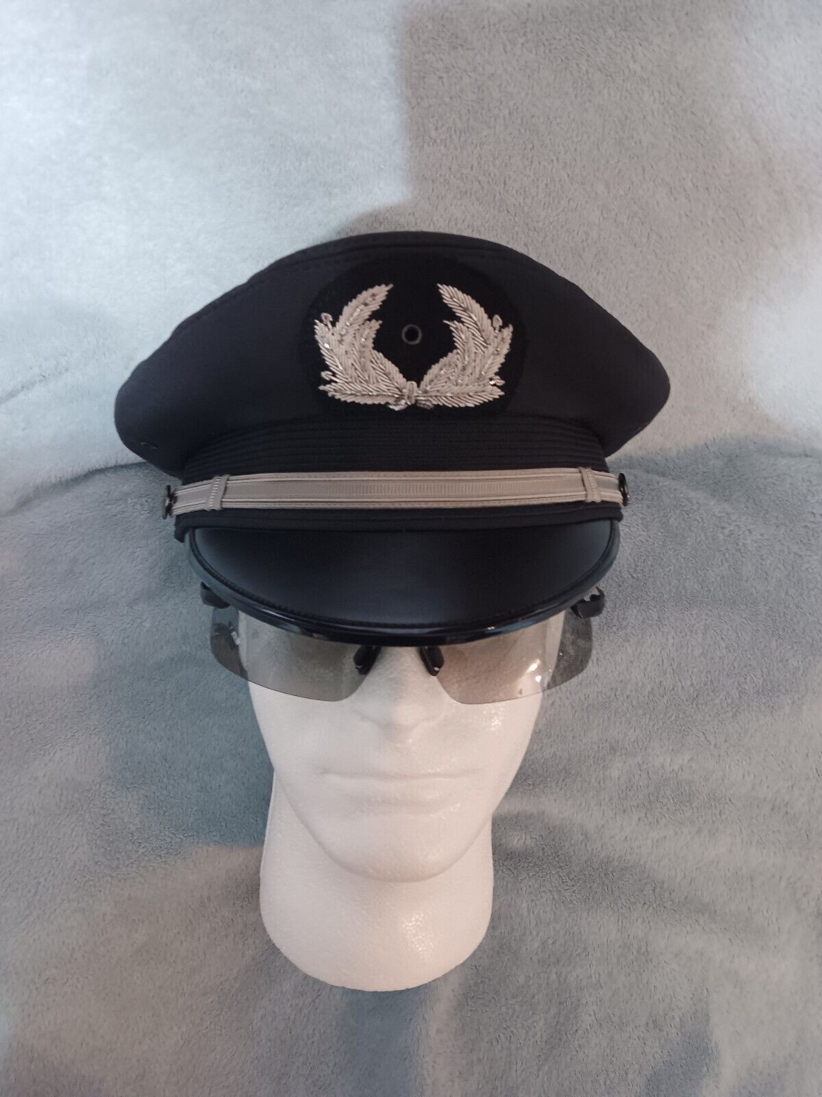 VINTAGE AMERICAN AIRLINES PILOT HAT SIZE 7 1/4, 50% WOOL, 46% POLYESTER