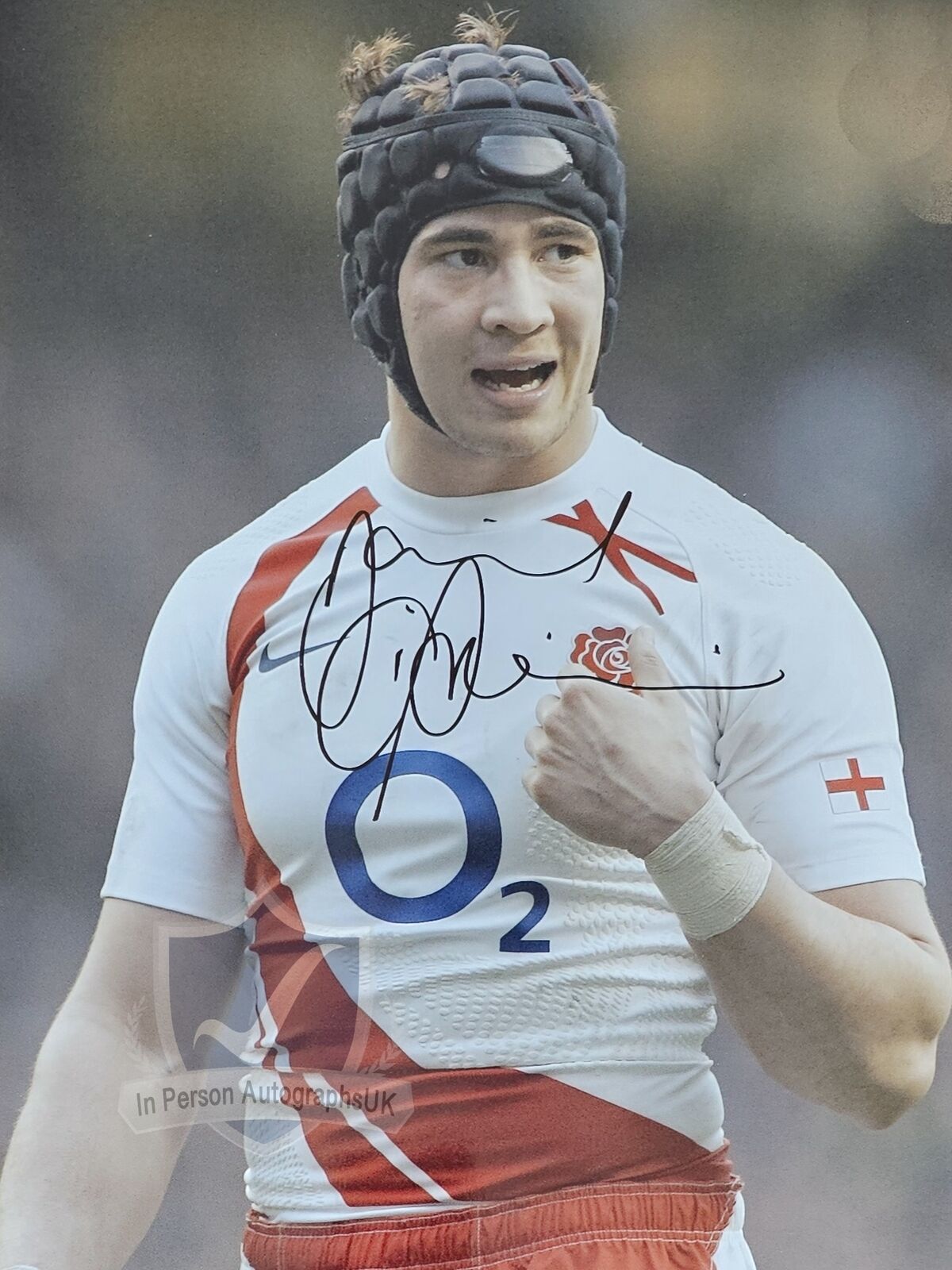 Danny Cipriani ENGLAND RUGBY Signed 16x12 Photo OnlineCOA AFTAL