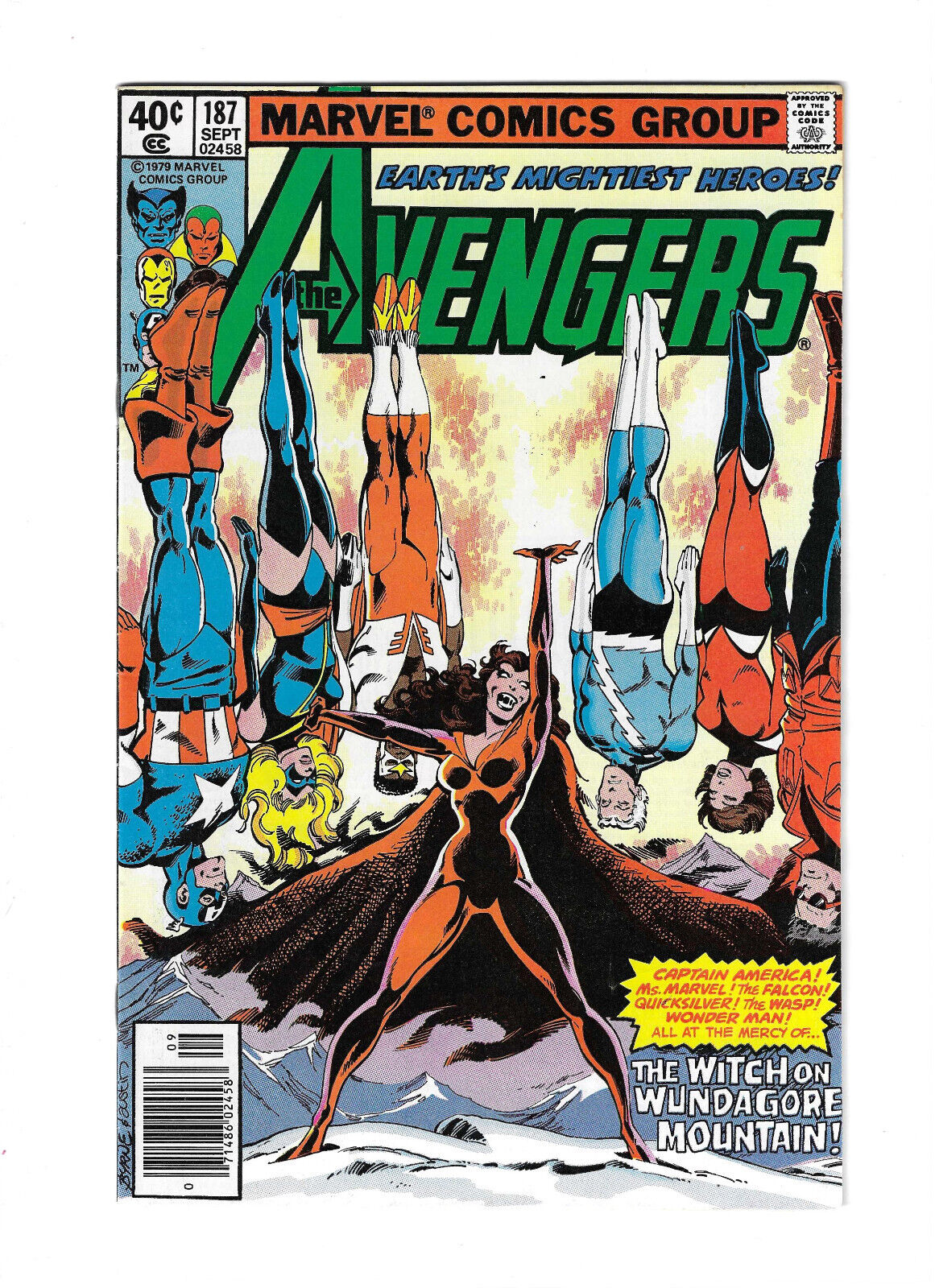 1979 NM THE AVENGERS 187 188 189 190 191 192 193 Earth's Mightiest Set of 7