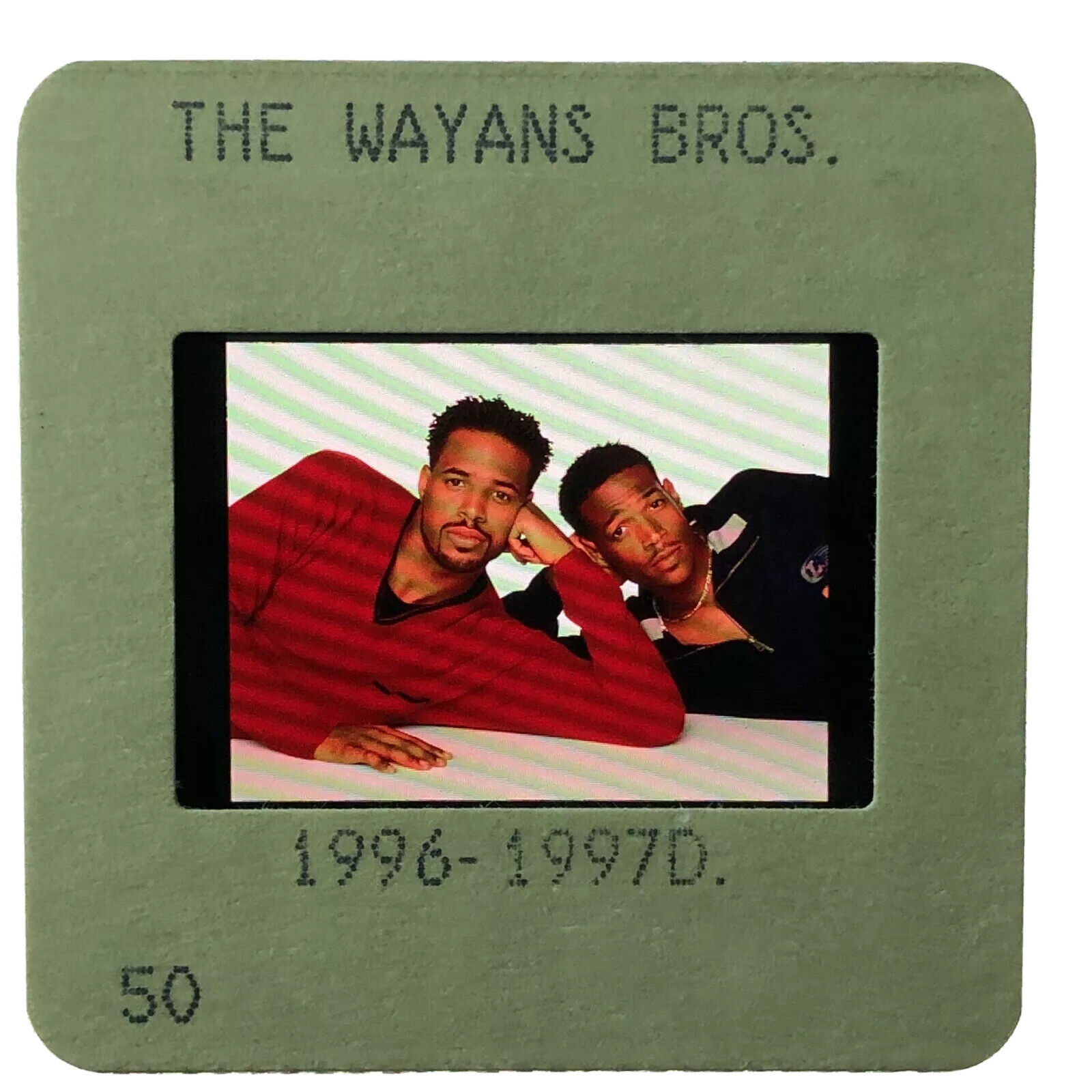 Wayans Bros The WB 96 - 97 Season Cast Marlon Shawn Wayans Promo Photo Slide 50