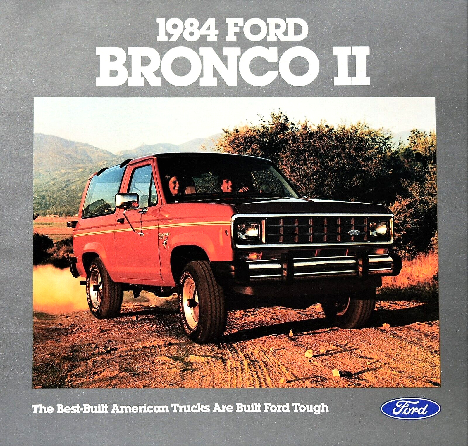 1984 FORD BRONCO II SALES BROCHURE CATALOG ~ 16 PAGES