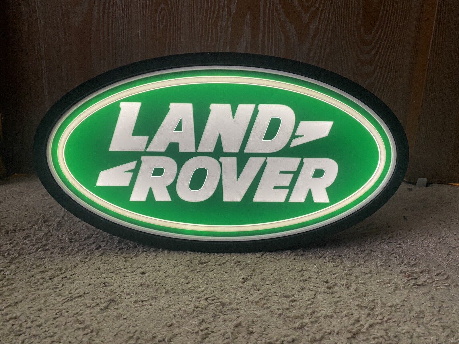 Land Rover Sports Car Motor  14” Light Up Sign