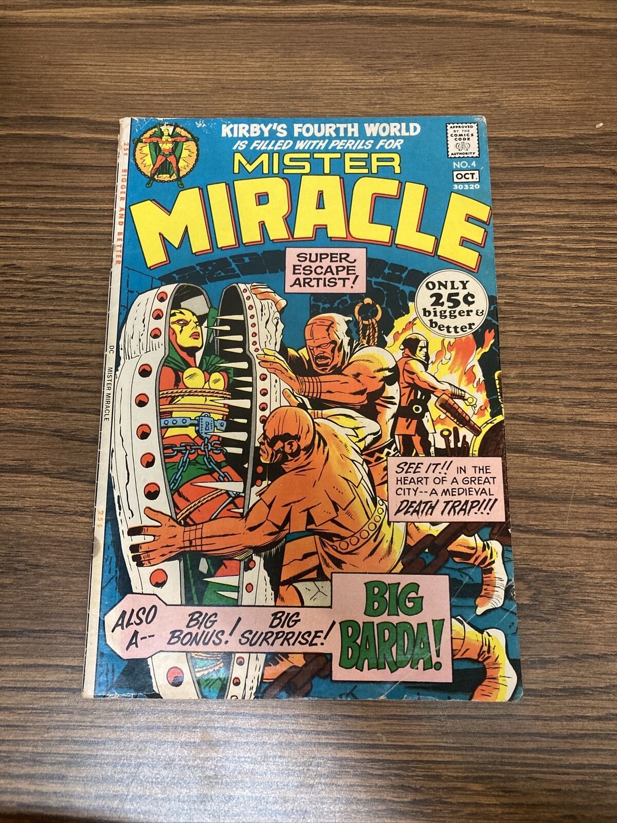 Mister Miracle #4 1st Appearance Of Big Barda DC Comics 1971