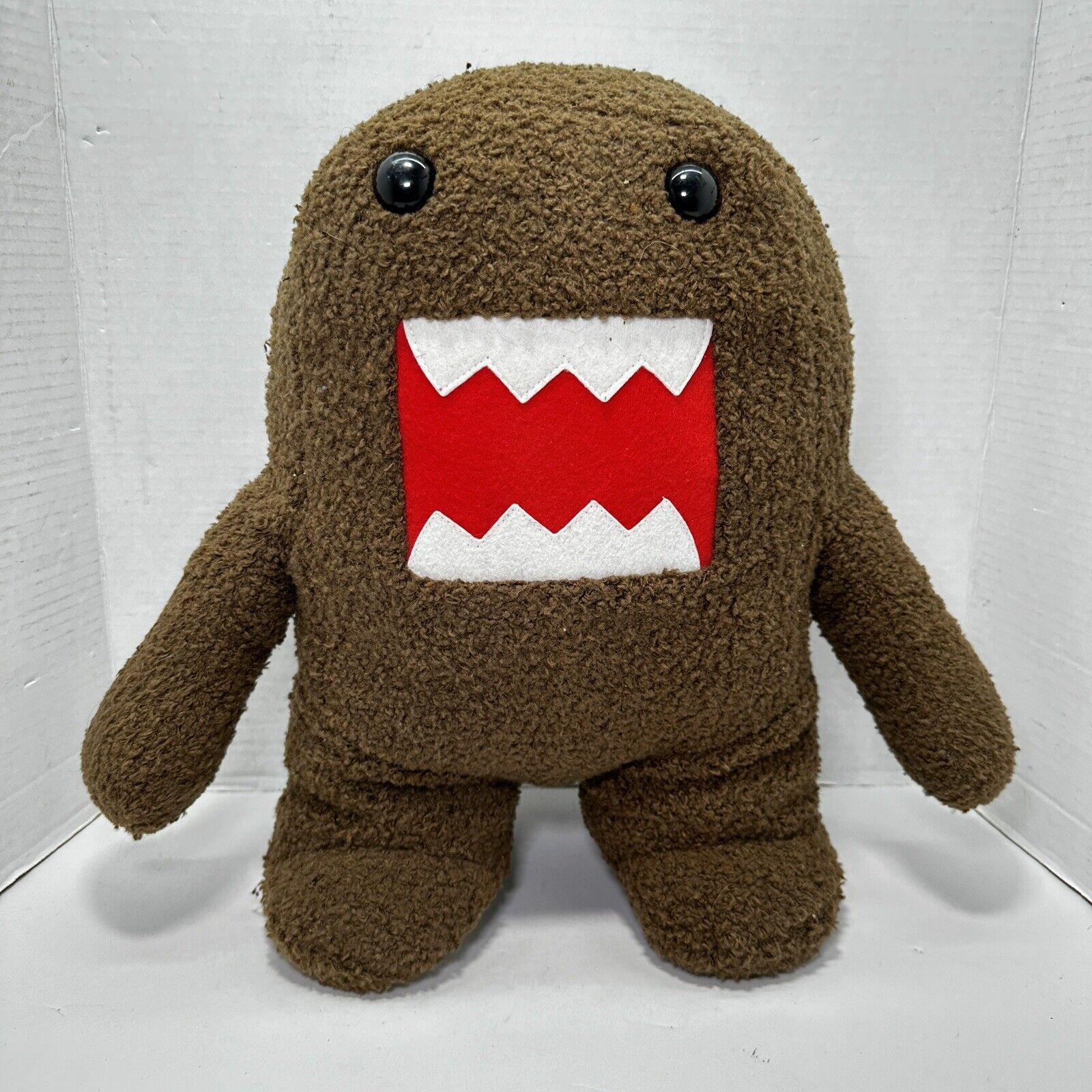 Large 16” Brown Domo Official Plush 2010 - Damaged See Pictures