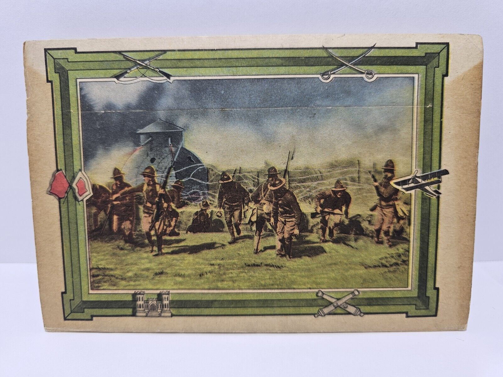 1918 Camp Zachary Taylor Kentucky KY Souvenir Postcard Folder. Unused