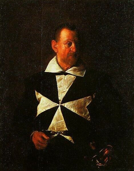 Oil painting Portrait-of-a-Knight-of-Malta-Caravaggio-Oil-Painting-handmade art