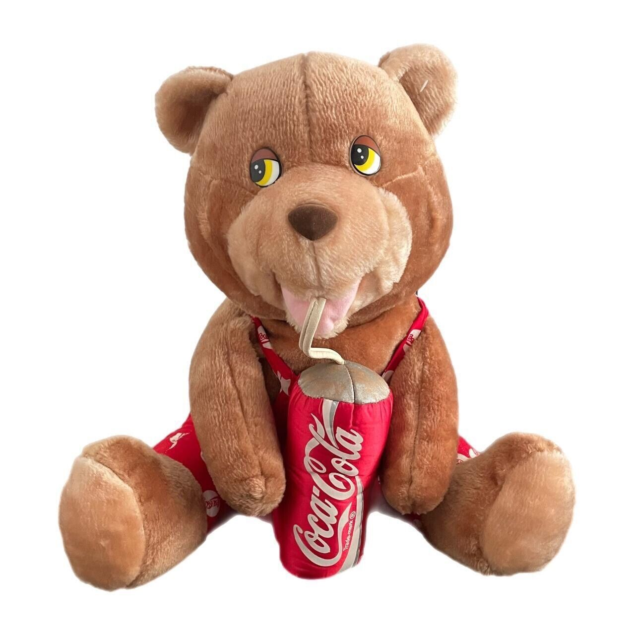 Vintage 90’s Teddy Bear Coca Cola Stuffed Animal