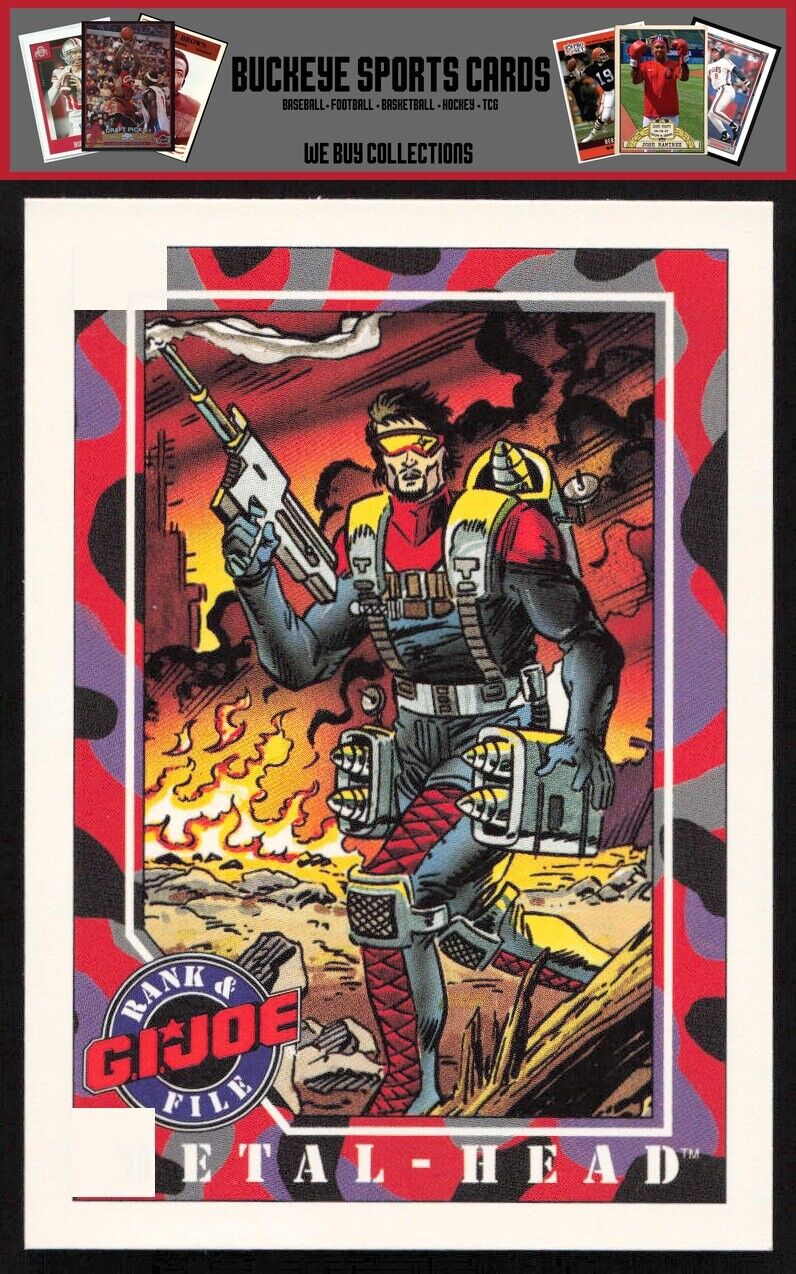 1991 Impel G.I. Joe Metal-Head #34