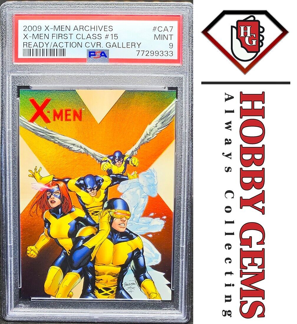 X-MEN FIRST CLASS PSA 9 2009 Marvel X-Men Archives Ready for Action #CA7